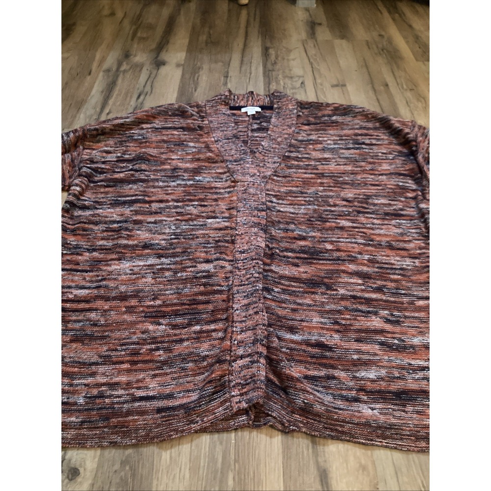 Pure Jill Campari Marled Knit Pullover Sweater Cotton Blend Size Small - Picture 7 of 7